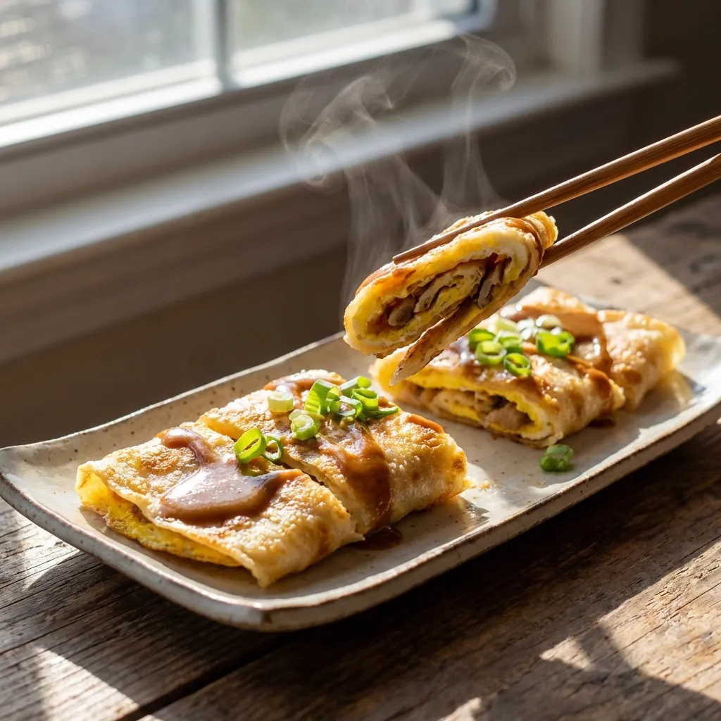 Egg Pancake Roll